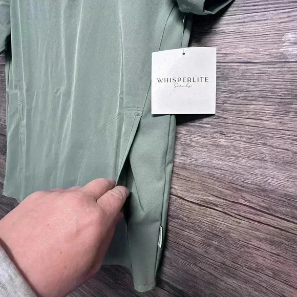 Whisperlite Scrubs Women's Sage Green Top XXS - Picture 5 of 7